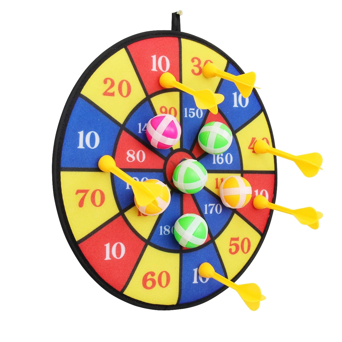 Flocking Dart Board with 4pcs Darts Dartboard Set N768