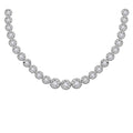 14k White Gold Diamond Tennis Necklace 1 Ctw H28984