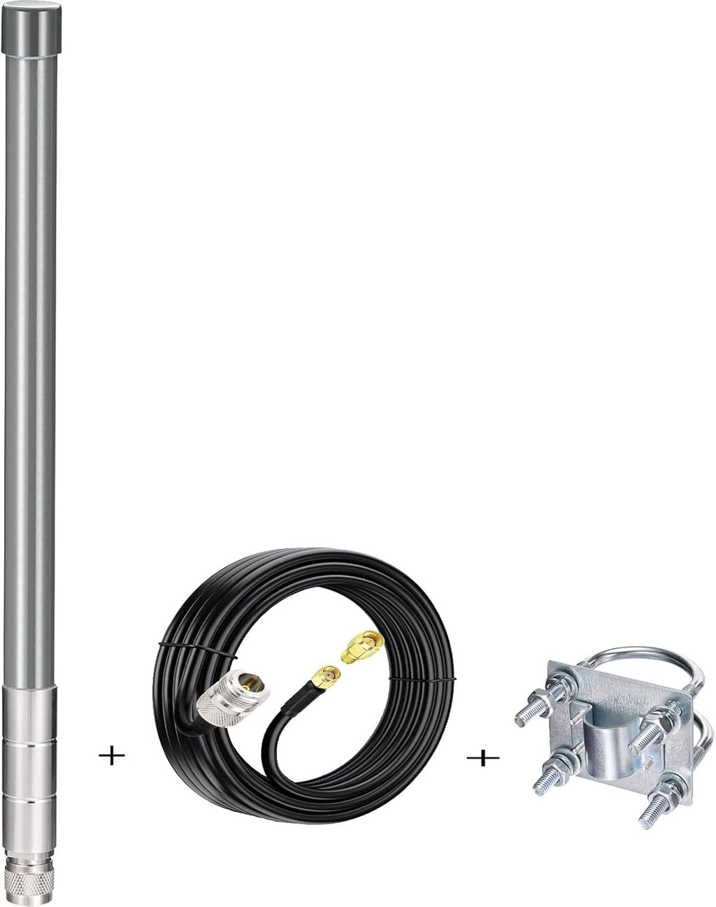 43.3inch 8dBi 915mHz N Male Omni LoraWan Antenna Fiberglass Pack of 2 V88376