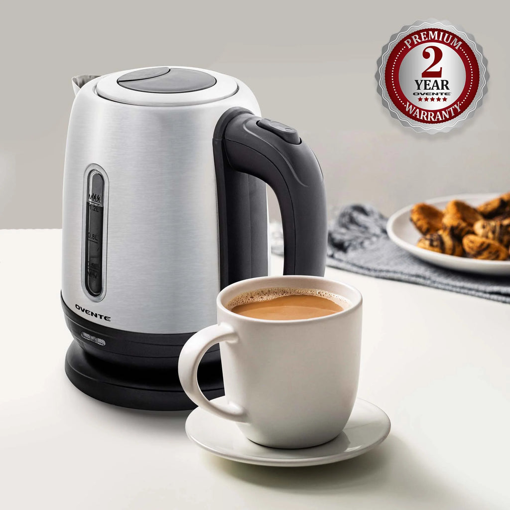 Stainless Steel Electric Kettle 1.2 Liter with Auto Shut-Off J638951