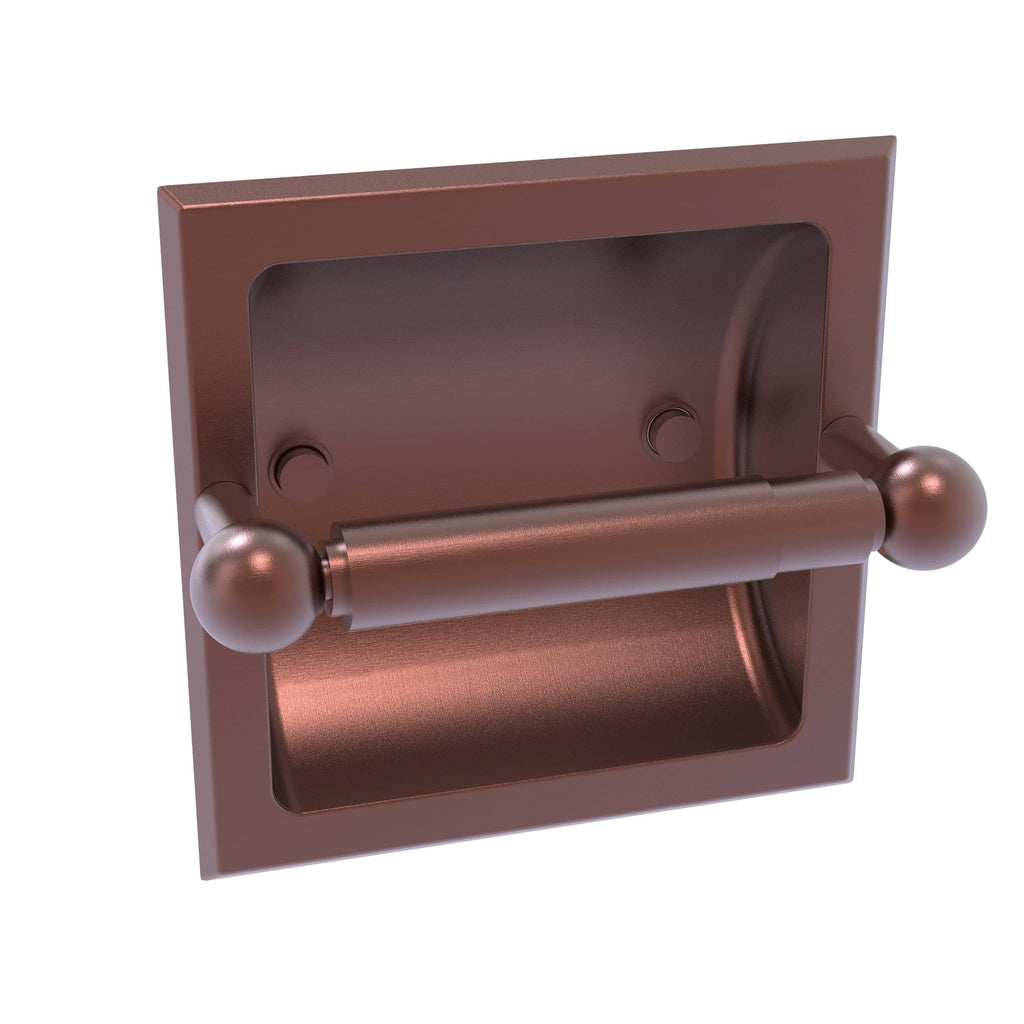 Recessed Toilet Paper Holder Polished Nickel V8378