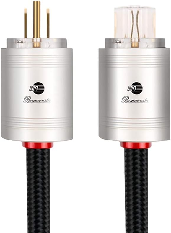 4N OFC HiFi Power Cord, Male to Female Power Cable, US Plug, 3.2ft O436227
