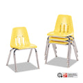 14 Seat Height Classroom Chairs, 4/Carton V4270