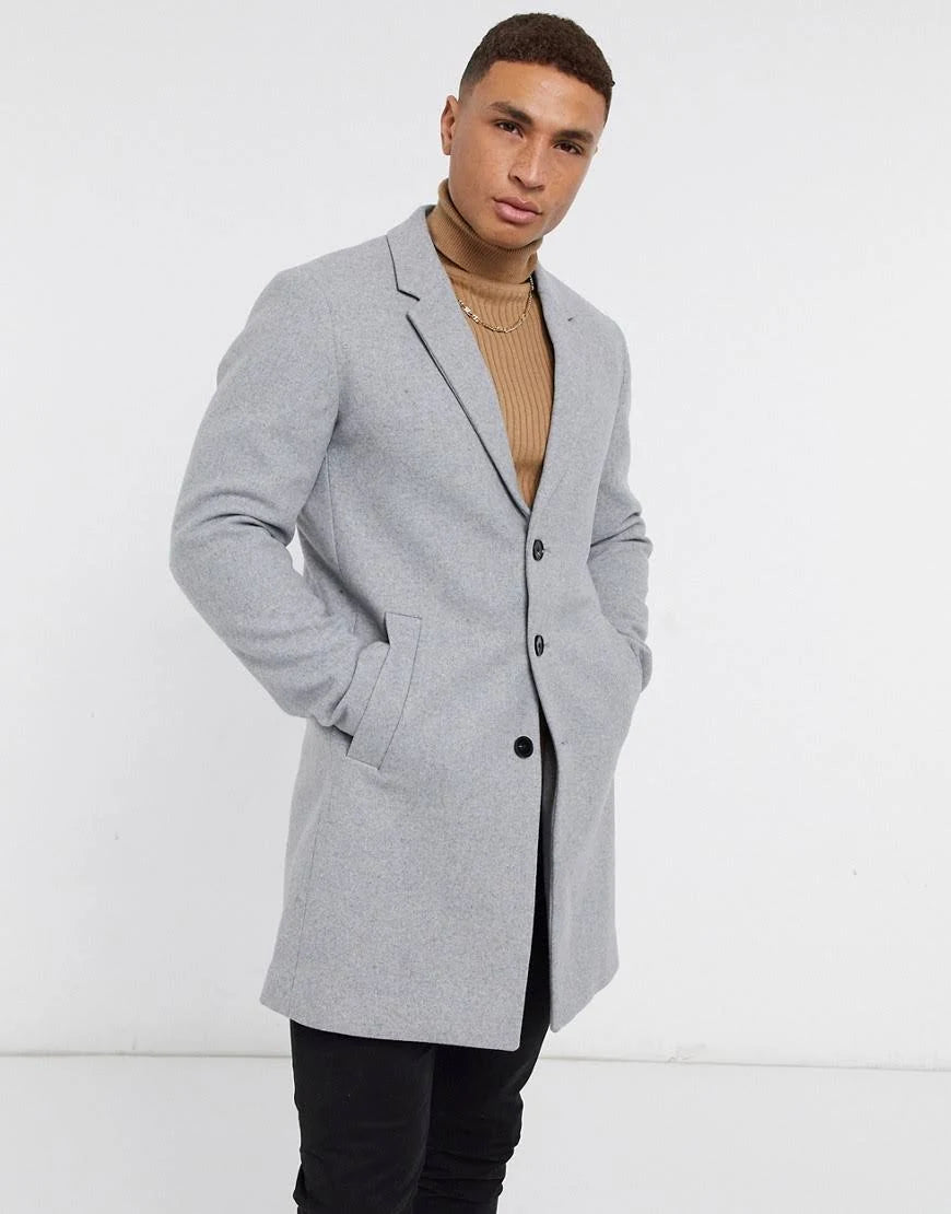 Light Gray Overcoat S65627