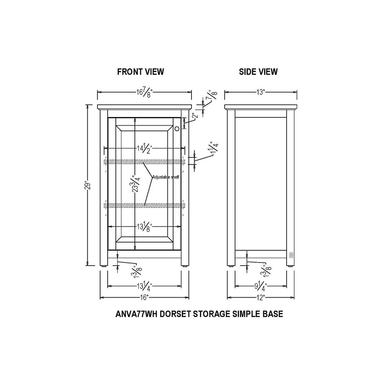 Bathroom Storage Tower with Open Upper Shelves and Lower Cabinet K27305