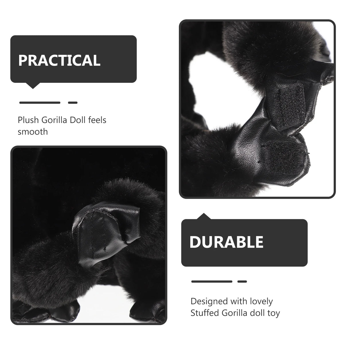 Large Plush Gorilla Stuffed Doll J263320