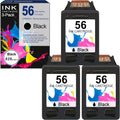 56 C6656AN Remanufactured Ink Cartridge 3 Pack Black X38489