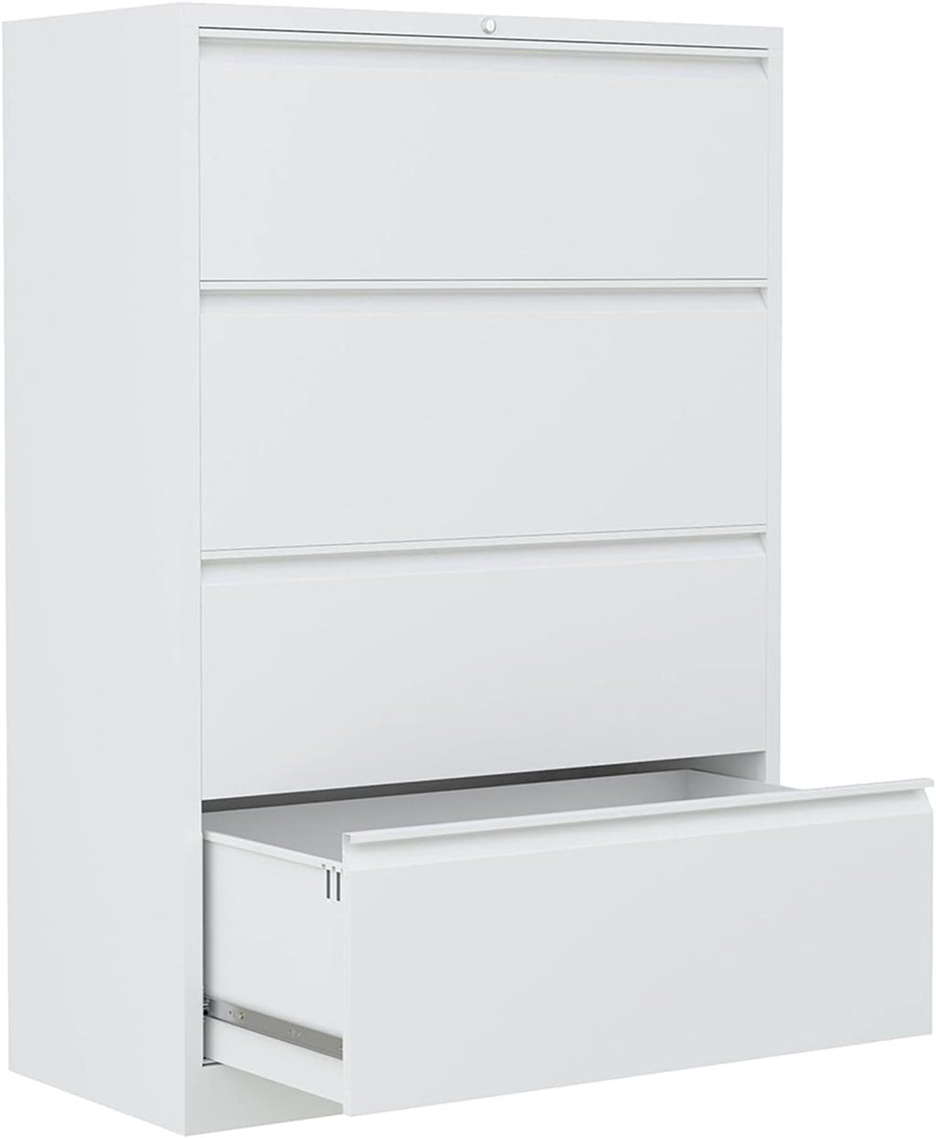 4 Drawer Metal Lateral File Cabinet with Lock P63090