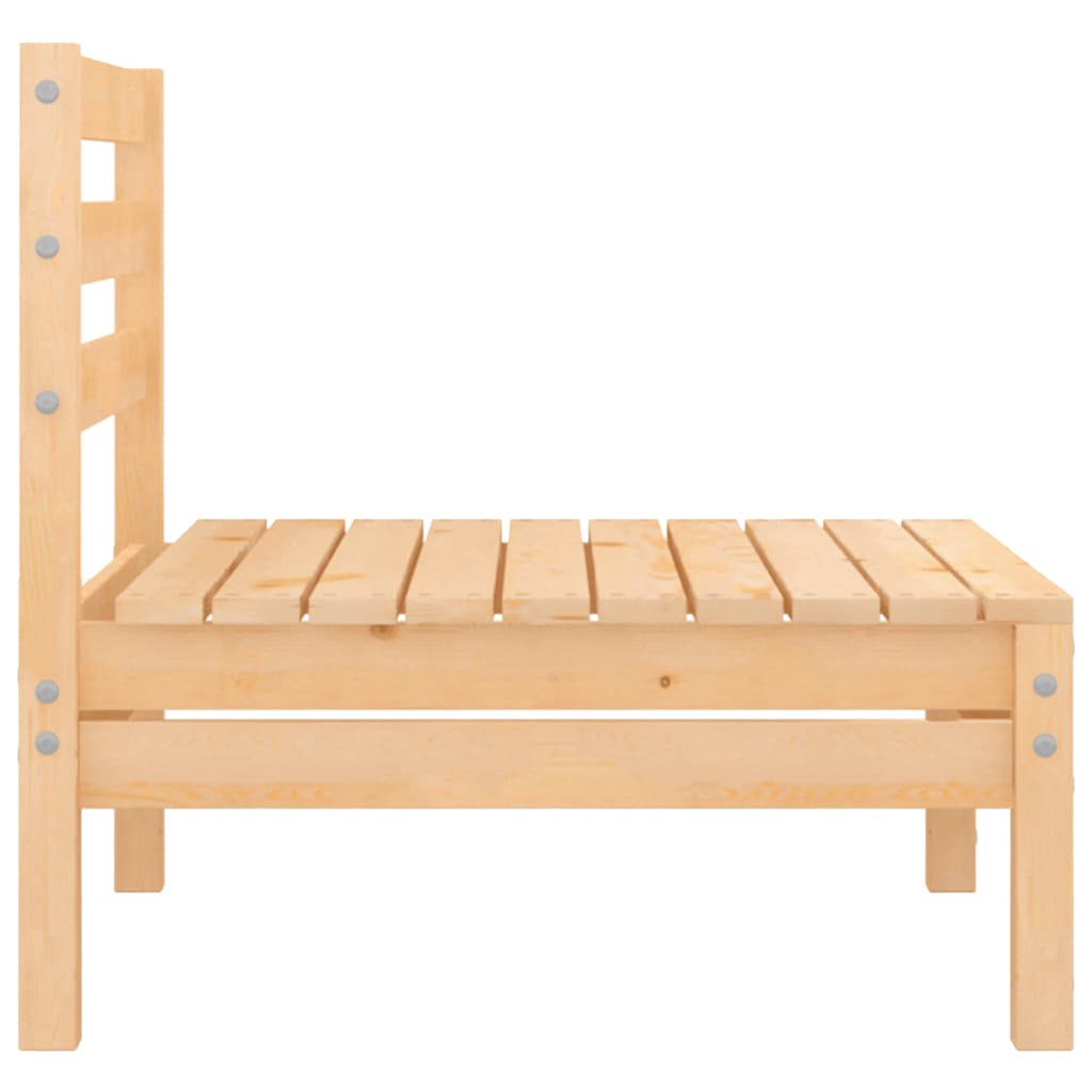 Patio Middle Sofa Solid Pinewood F700839