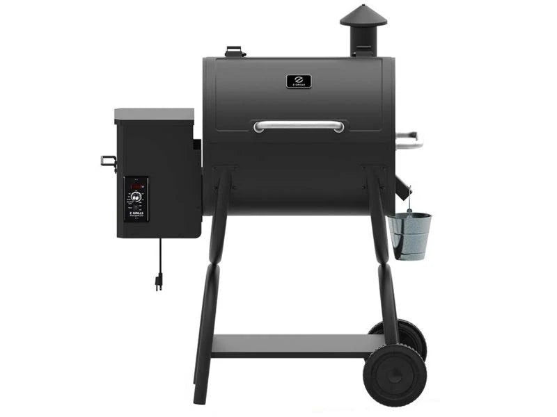Black Wood Pellet Grill and Smoker 7-in-1 BBQ T8473