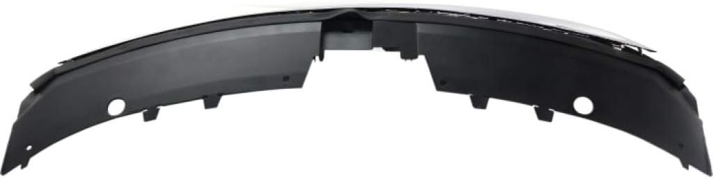 Primed Black Plastic Grille Assembly with Chrome Molding and Distance Sensor Hole R976653