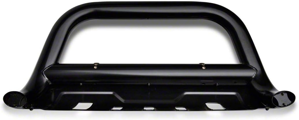 Black 3.50-Inch Oval Bull Bar with Skid Plate D570128