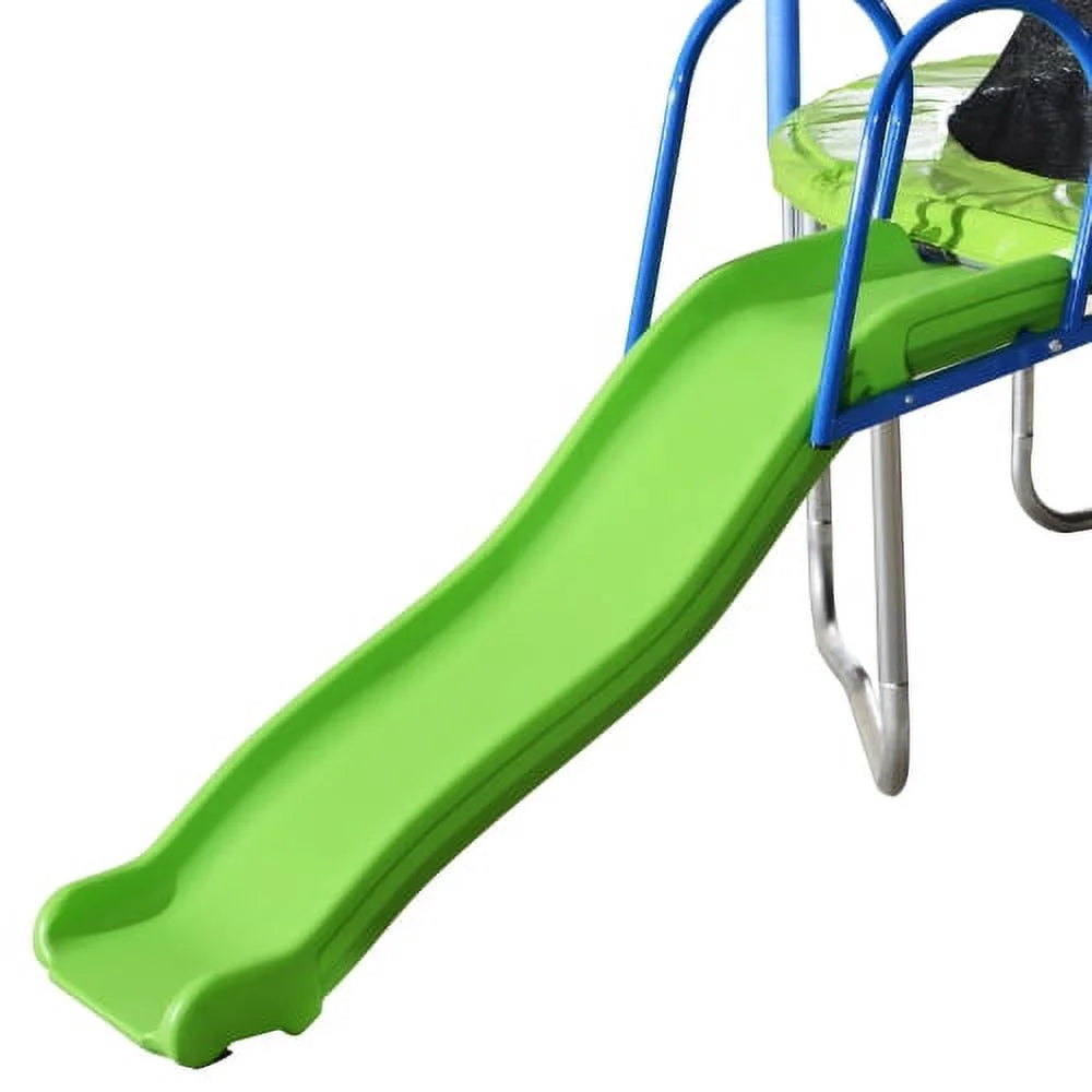 12FT Trampoline with Swing and Slide R801576