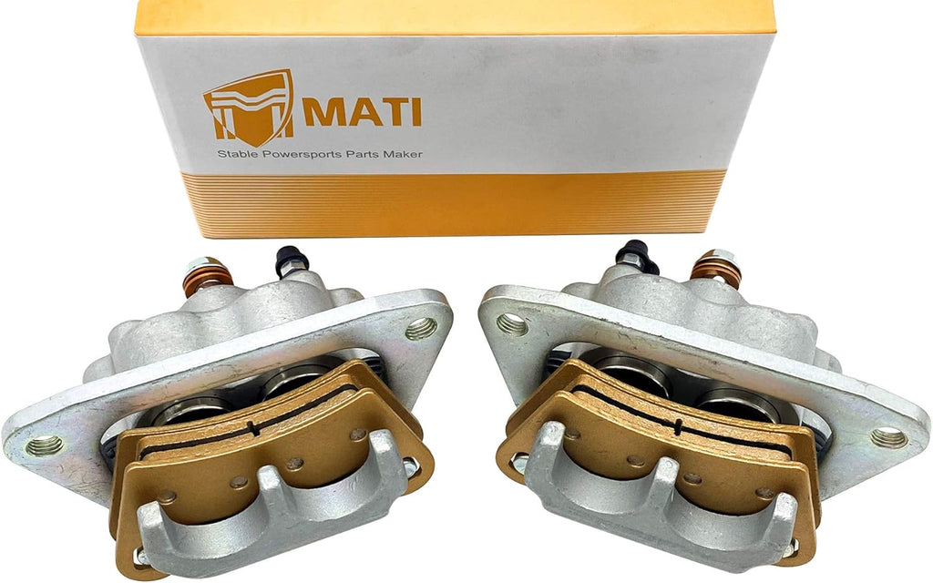 Front Left Right Brake Calipers W/Pads Pack of 2 J8249