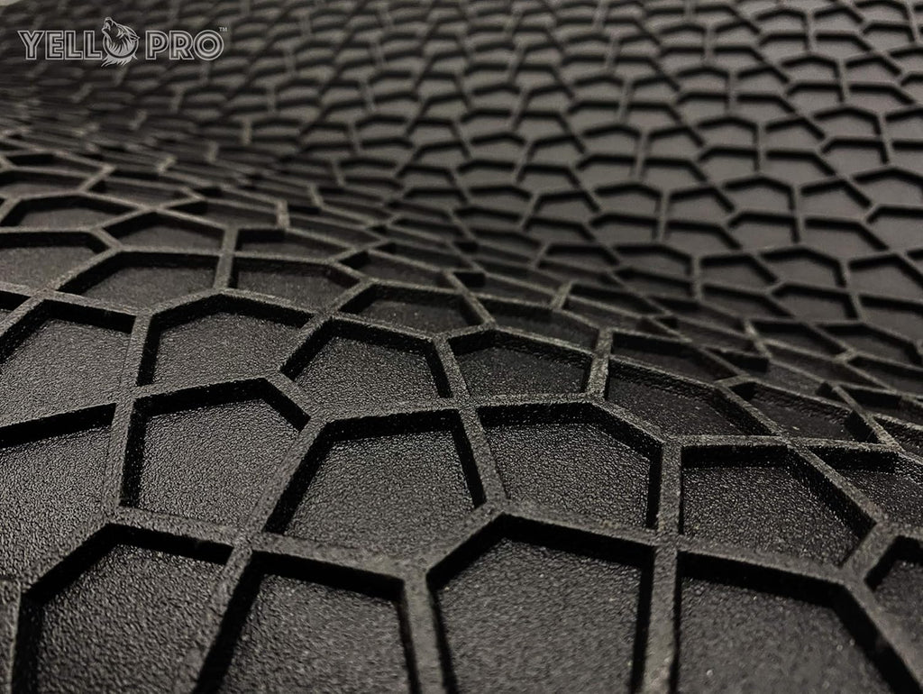 Black Rubber Floor Mat and Cargo Mat Set for Tesla Model Y Z409