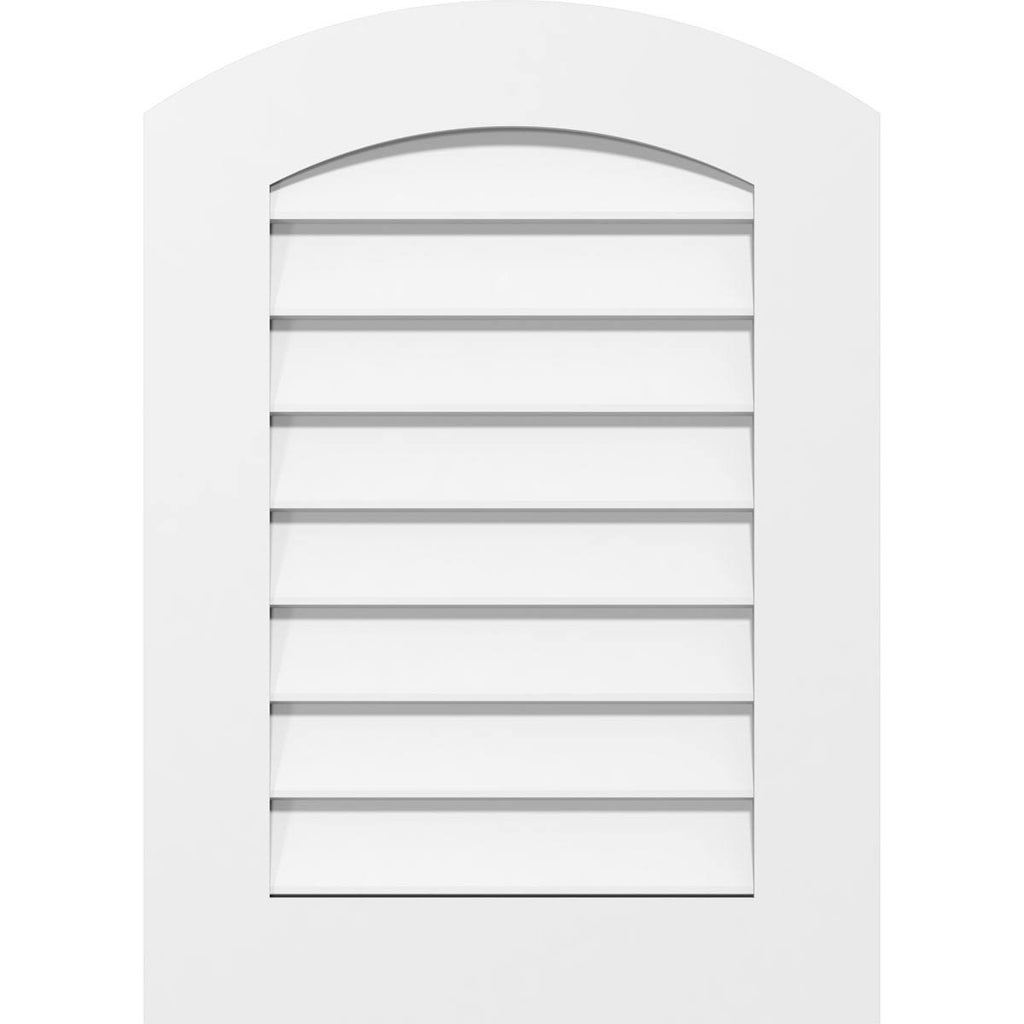 Arch Top Surface Mount PVC Gable Vent U39373