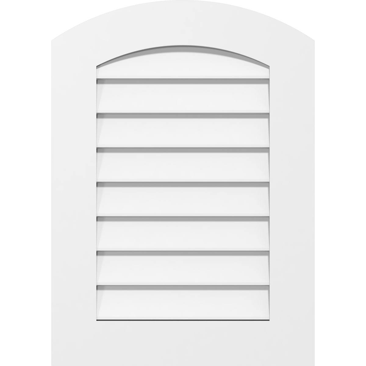 Arch Top Surface Mount PVC Gable Vent U39373