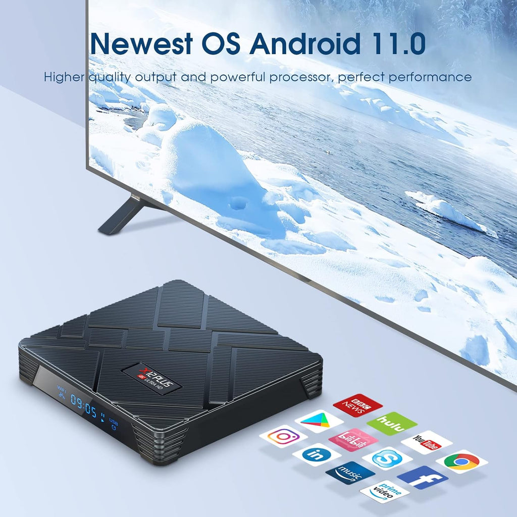 Android TV Box 4GB RAM 32GB ROM with Wireless Mini Keyboard Pack of 2 O103
