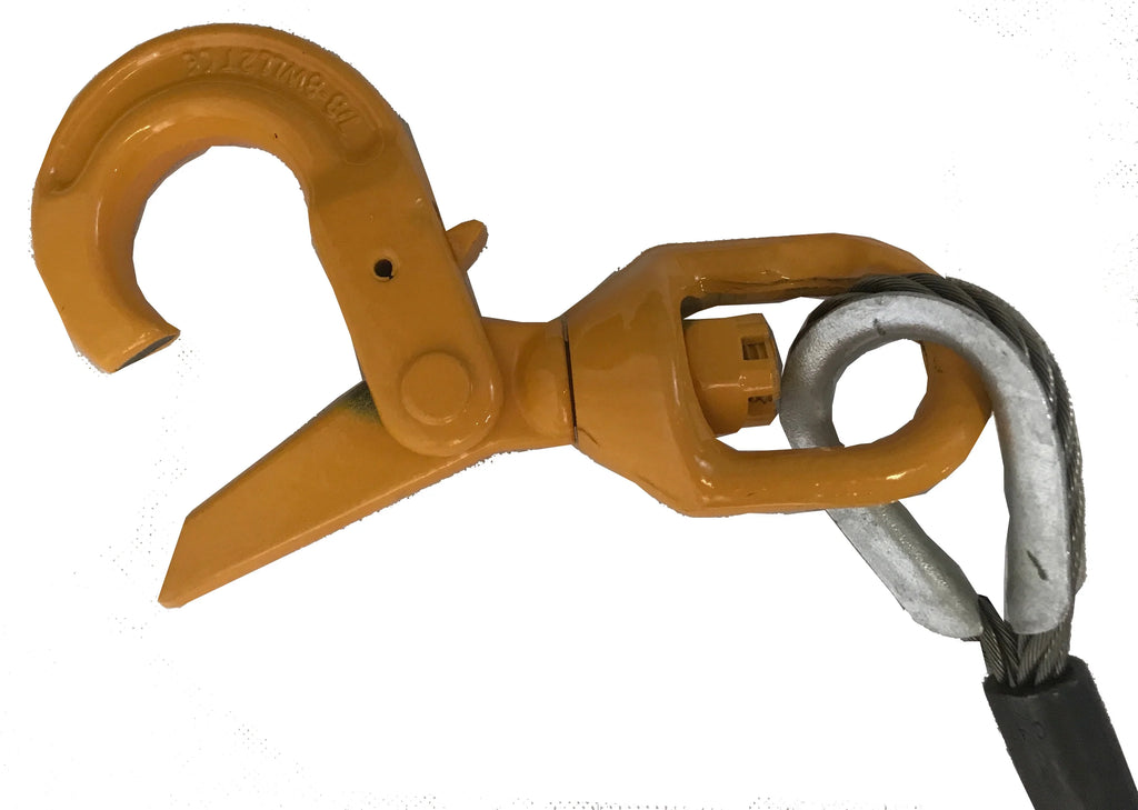 3/8" x 50' Wire Rope Winch Cable with Swivel Hook N771037