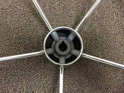 SS304 Five Spoke Steering Wheel with Teak Cap J438