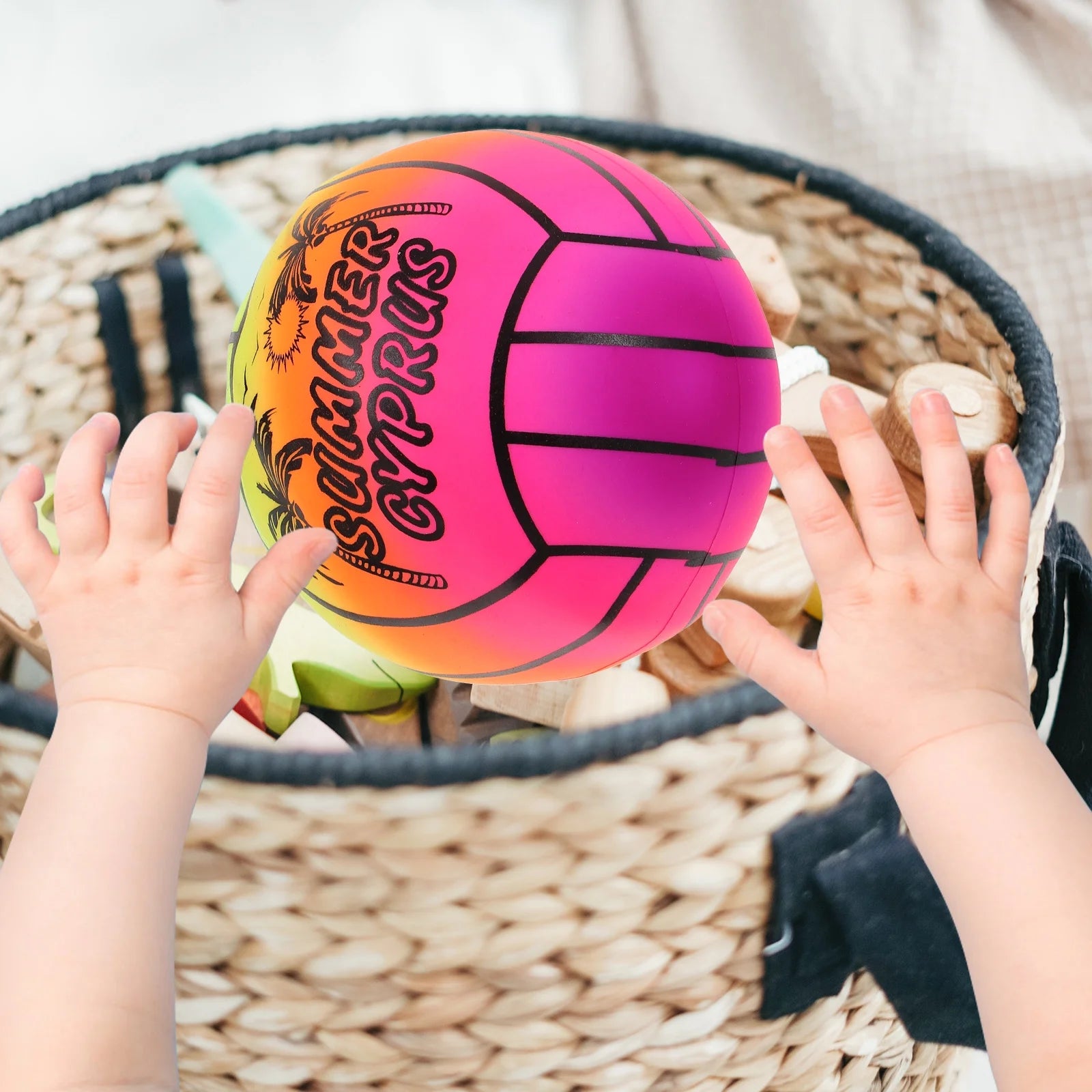 Inflatable Rainbow Volleyball Beach Ball X942366