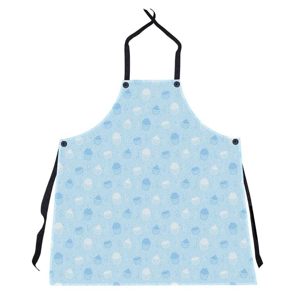 Pink & Purple Striped Cupcake Pattern Apron T4905