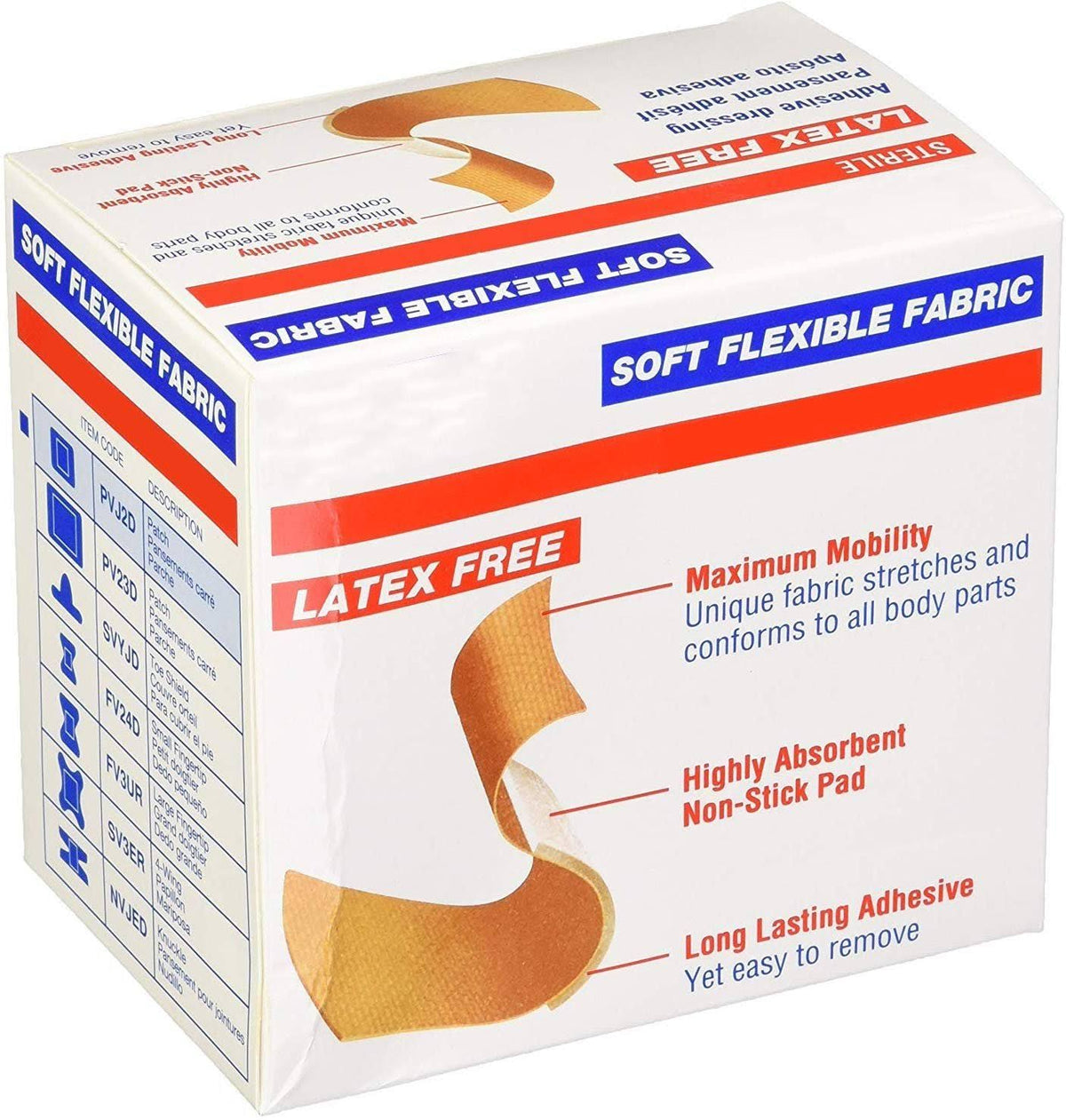 Sterile Fabric Adhesive Bandages, Case of 1200 M6032