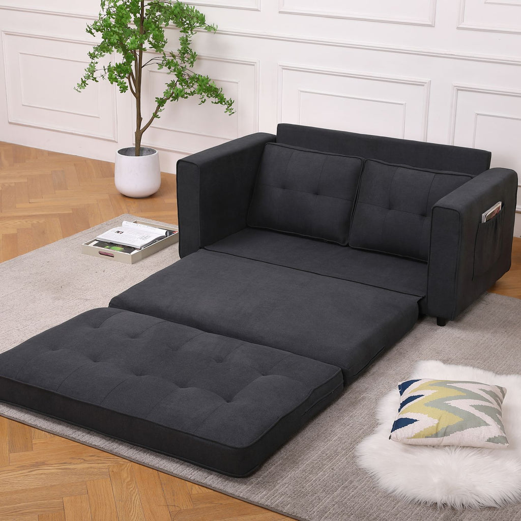 Fabric Sleeper Sofa 3-in-1 Pull Out Bed Folding Sofa F698