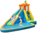 Inflatable Water Slide with Blower and Splashing Pool R91001