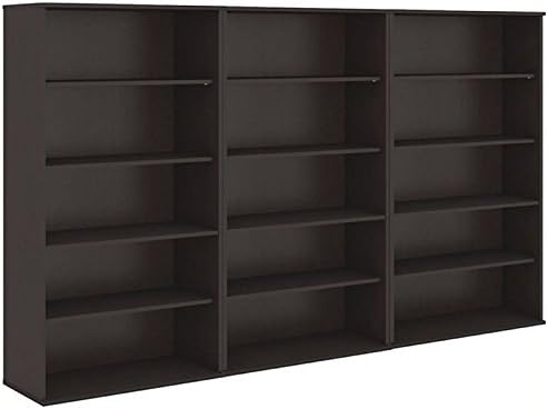 5 Shelf Bookcase in Mocha Cherry F906