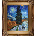Road with Cypress and Star P84880