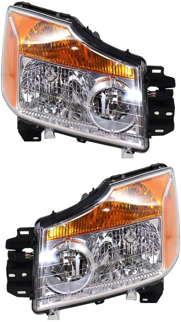 Pair Headlights for Nissan Titan F3744