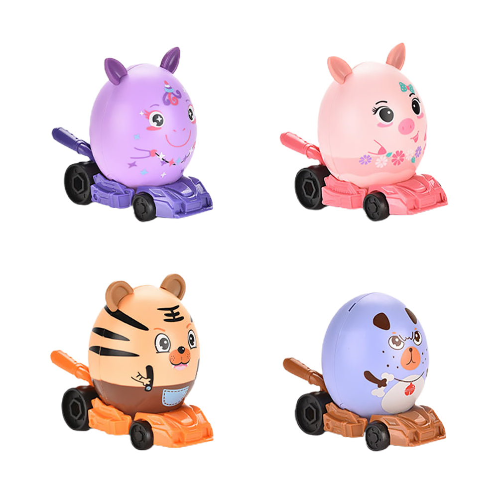 4pcs DIY Assembled Toys Car Toys Blind Box Toys Surprise Egg N621907