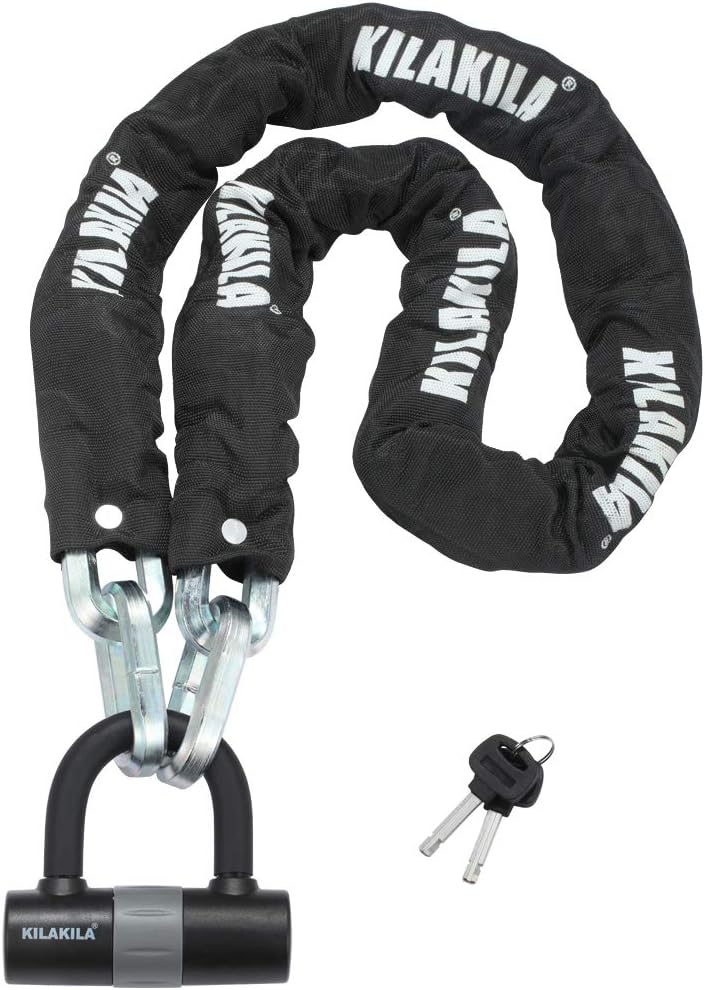 Heavy Duty 12mm Chain Bicycle Lock with 16mm U Lock S58351