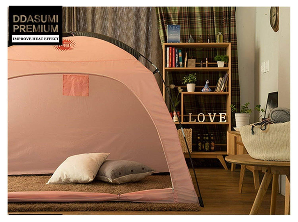 Pink Warm Tent for Single Bed S255621