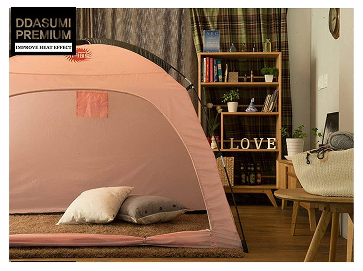 Pink Warm Tent for Single Bed S255621