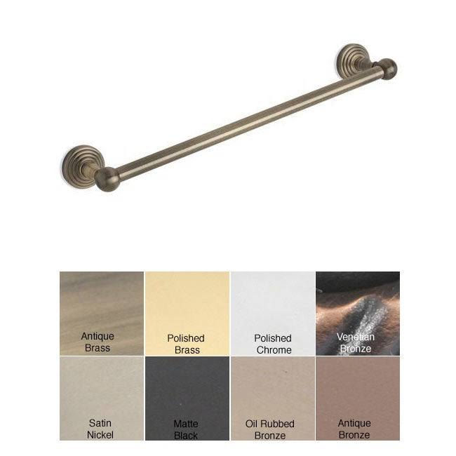 Matte Black 18 inch Towel Bar U11782