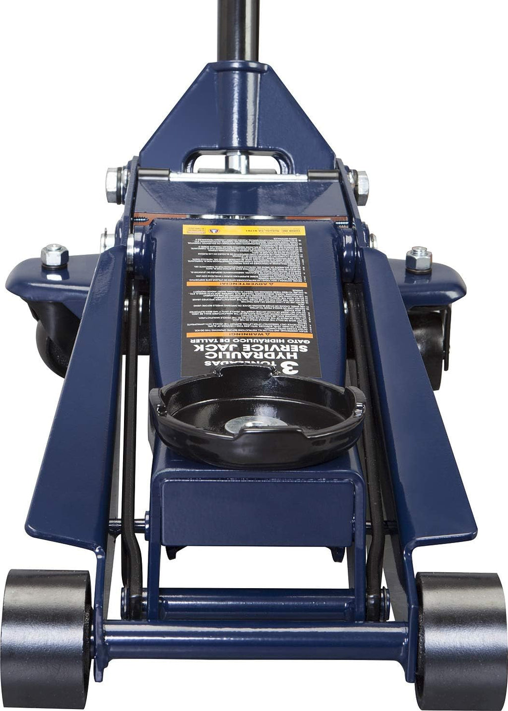3 Ton Hydraulic Steel Floor Jack with Dual Piston Quick Lift Pump C6633