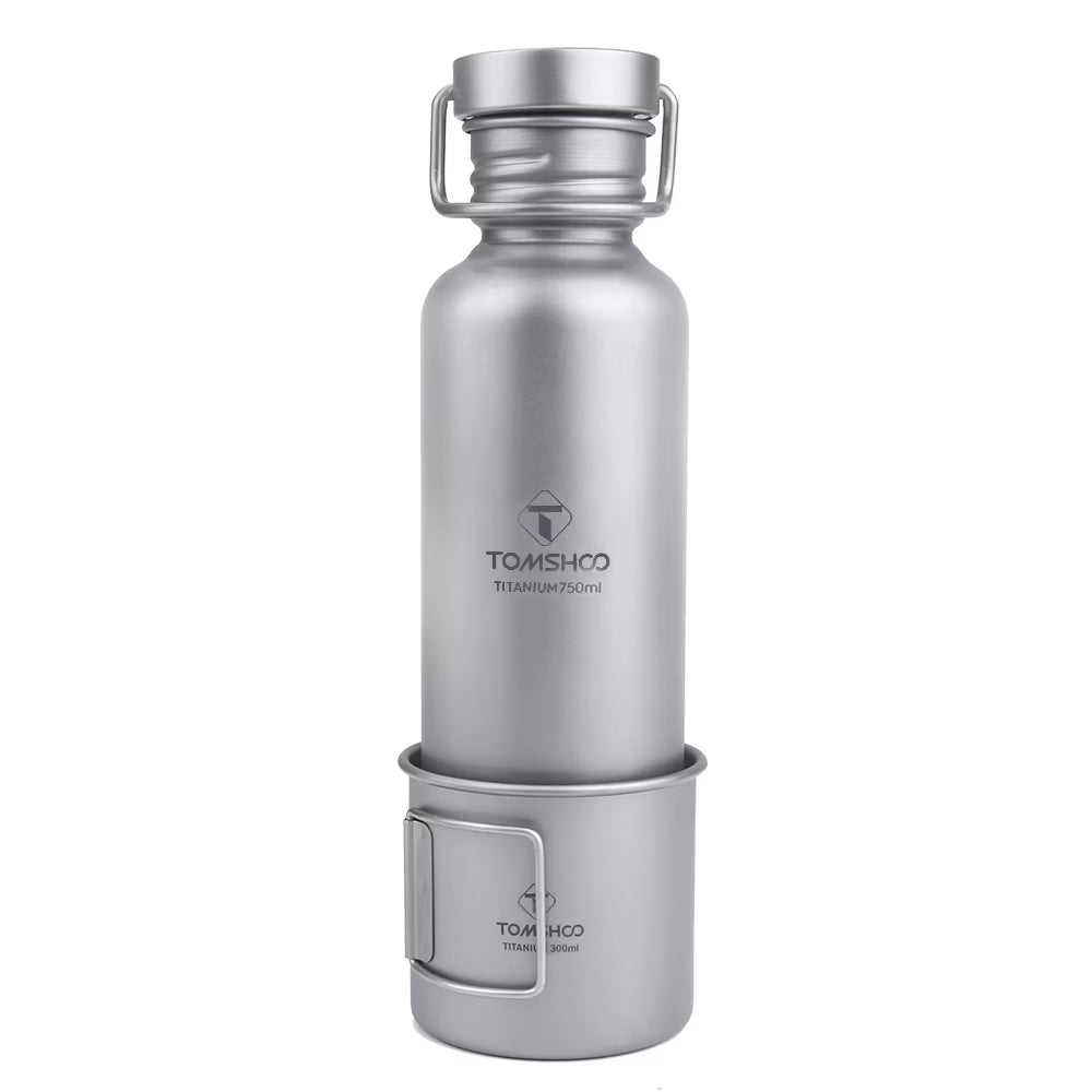 Titanium Cup with Titanium Water Bottle X43114