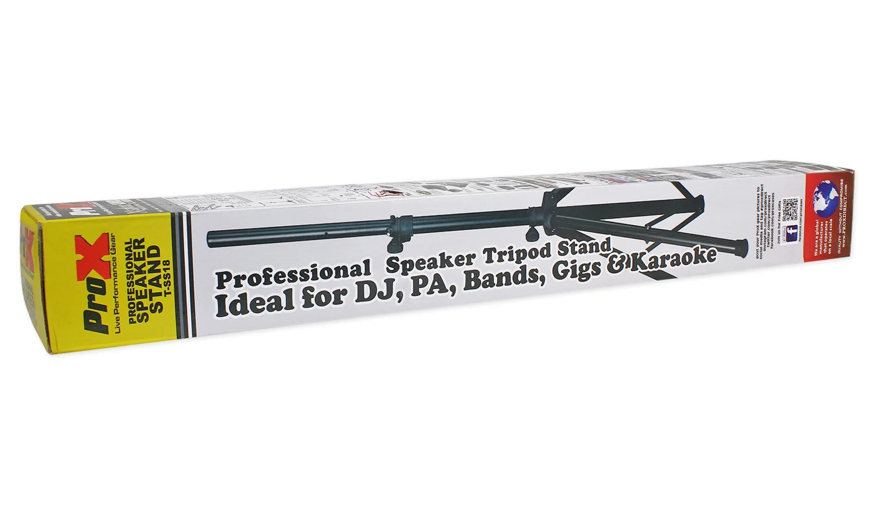 Black Heavy Duty Tripod Speaker Stand U570190