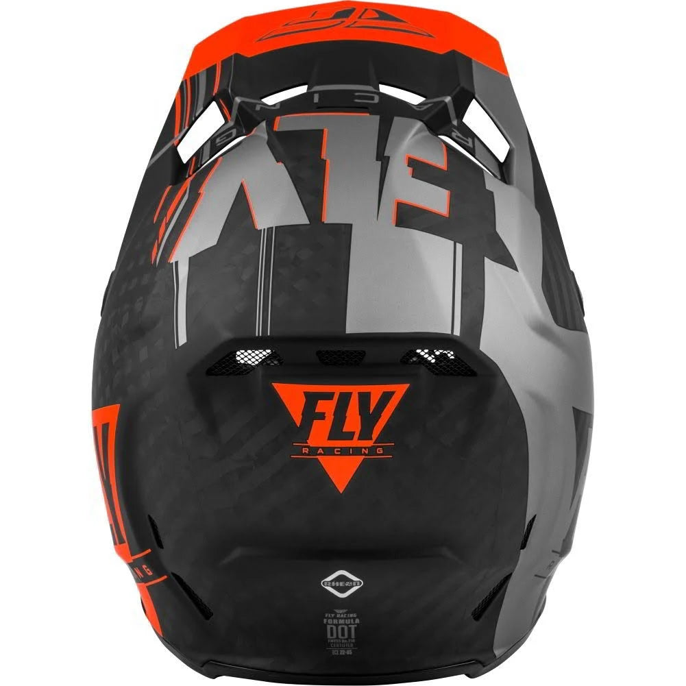 Matte Orange Grey Black Carbon Helmet G67897
