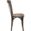 Dark Driftwood X-Back Chair F98825
