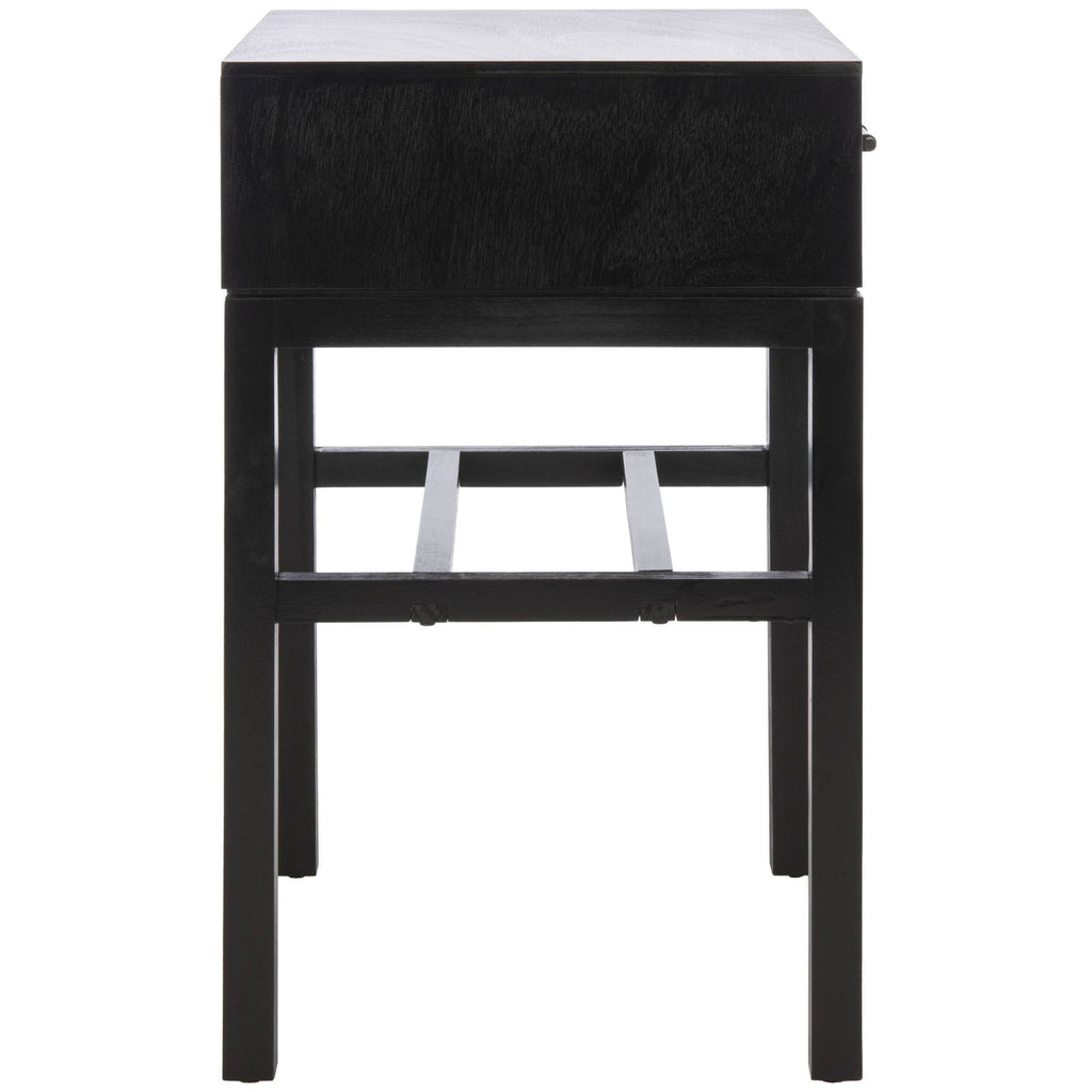 Black 1 Drawer Accent Table D91507
