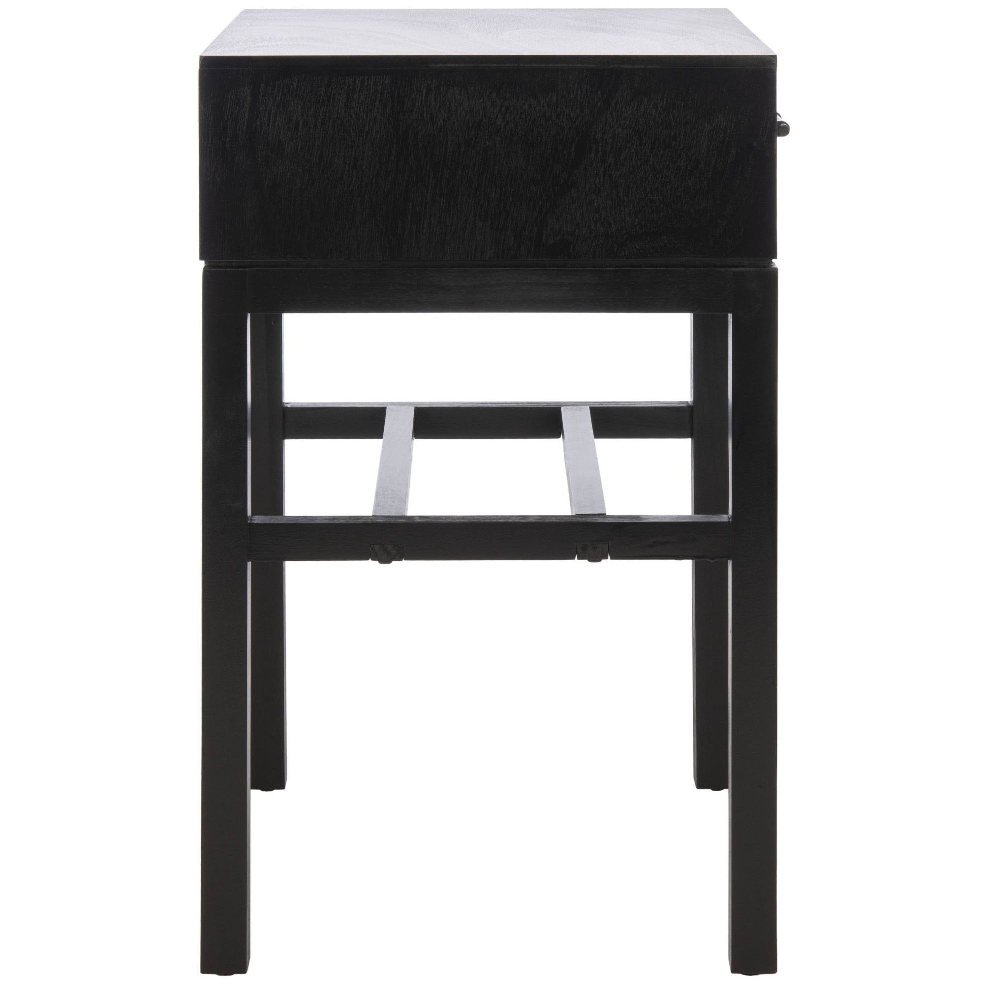 Black 1 Drawer Accent Table D91507