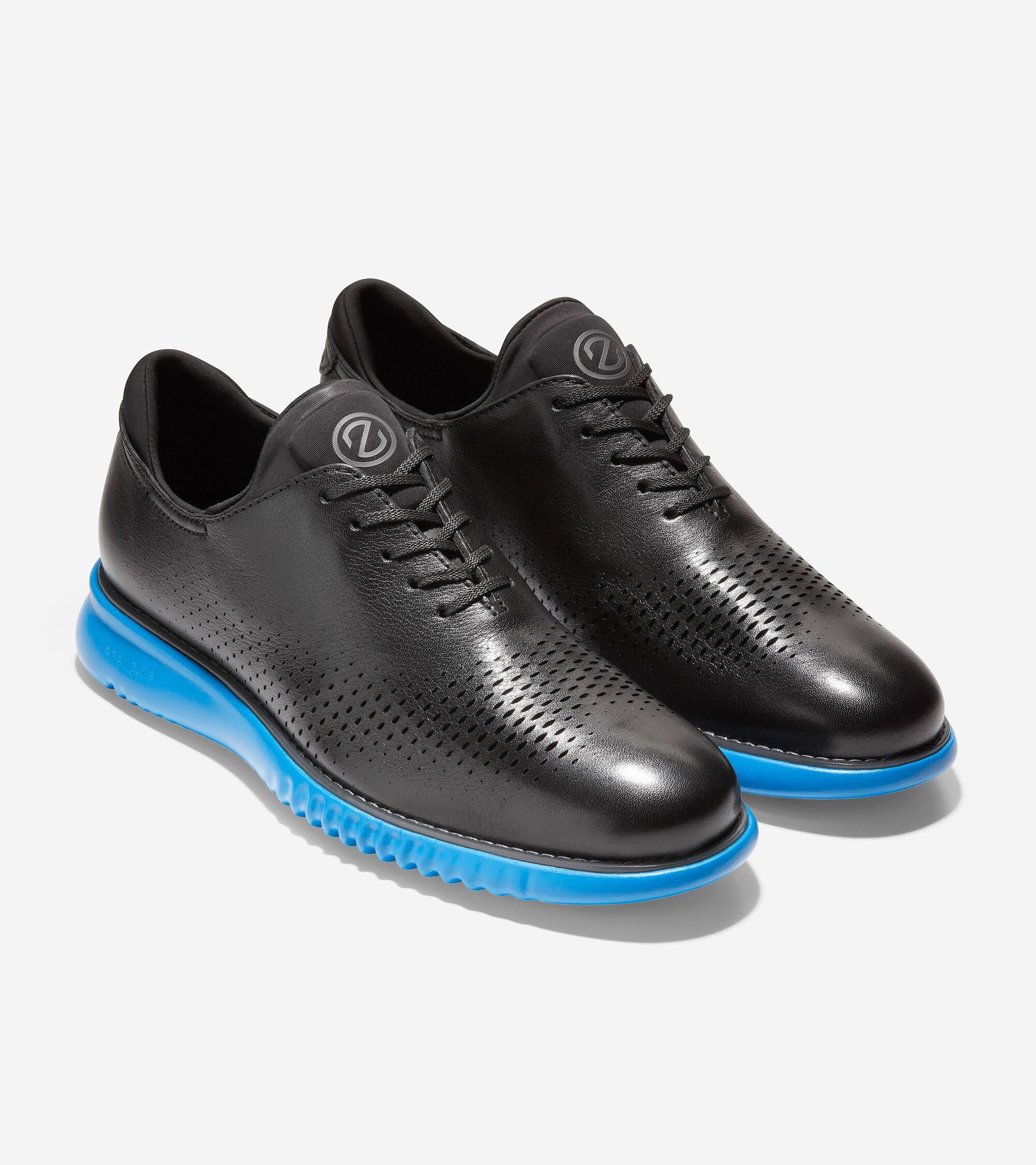 Black Lined Wingtip Oxfords R414