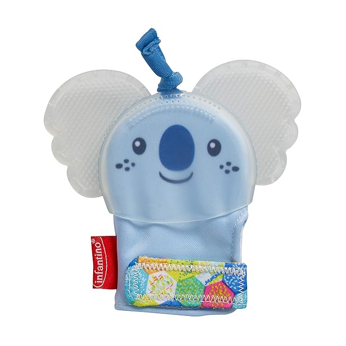 Teething Mitten with Textured Silicone Teether P16414