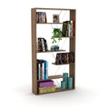 Chrome Bookcase with Adjustable Shelves O339
