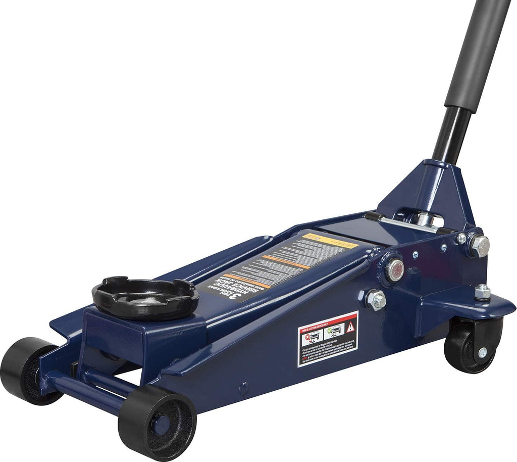 3 Ton Hydraulic Steel Floor Jack with Dual Piston Quick Lift Pump C6633