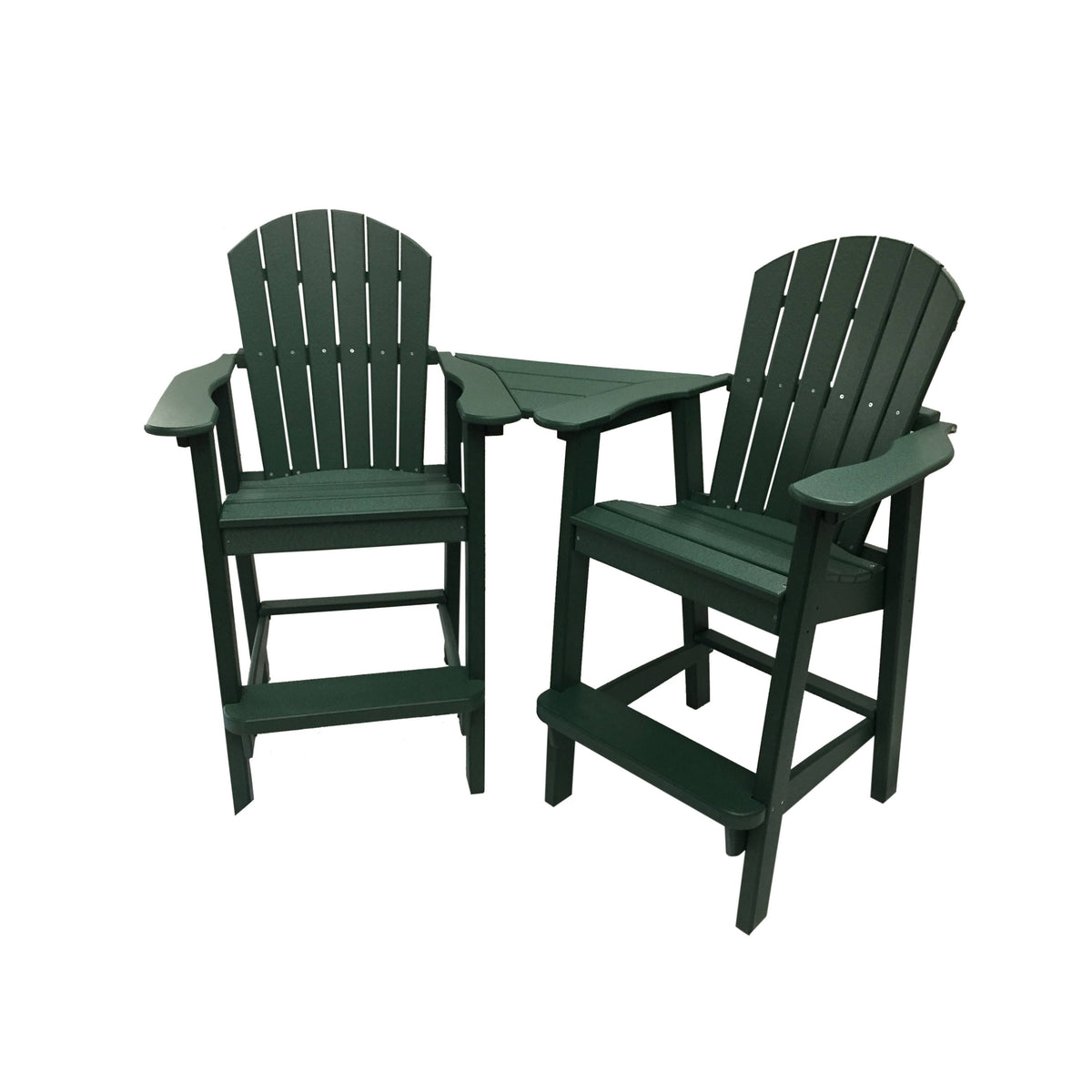 Green Recycled Polyresin Balcony Chair U2077