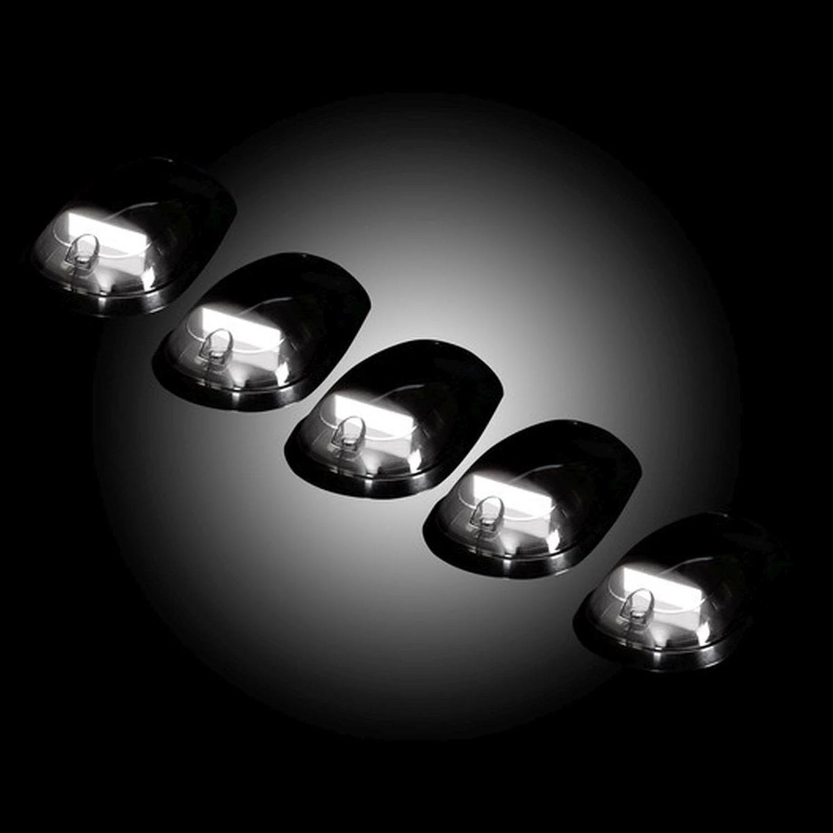 Smoked Cab Roof Light Lens (Set of 5) D577